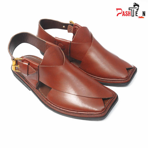 Brown colour charsada chappal