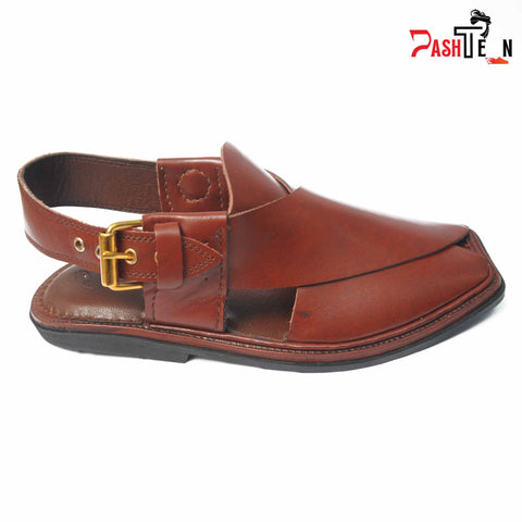 Brown colour charsada chappal